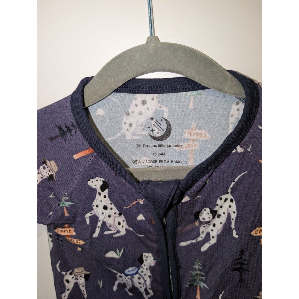 Big Dreams Little Jammies / Jammie Session Ruffin It Shorty 18-24 - Picture 2 of 4